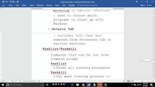 Chapter13 Windows Under The Hood Notes