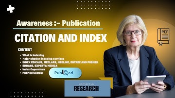 Citation & Indexing || Documentary Presentation || Science & Rese3arch @newredmarseducation5467