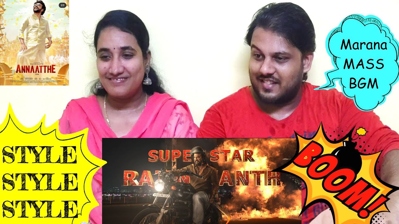 Annaatthe Motion Poster - Mallu Guy & Tamil Gal Reaction | Superstar Rajinikanth |Sun Pictures |Siva