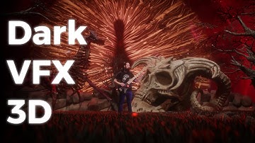 Dark 3D VFX Workflow  Brutal Scans in a Metal Music Video (Viewport vs Final Render)