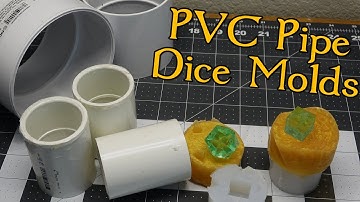 Making Dice Molds Using PVC Pipe