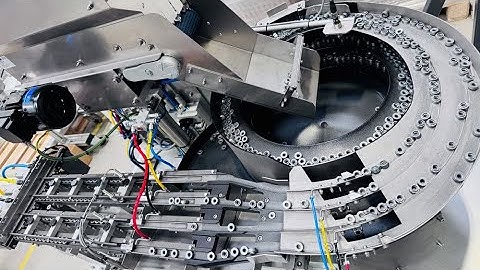 Multi-lane Linear System to feed, orientate, and blow feed M8 nuts