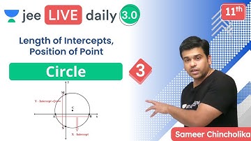 JEE: Circle L3 | Unacademy JEE | IIT JEE Maths | Sameer Chincholikar