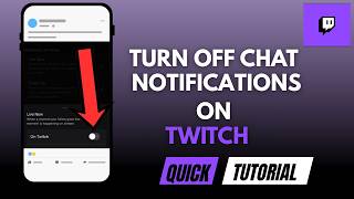How To Turn Off Chat Notifications On Twitch Mobile