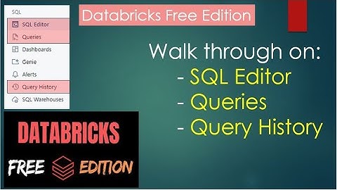 3. Databricks Free Edition | SQL Editor | Queries | Query History l #databricks PART 03