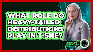 What Role Do Heavy-Tailed Distributions Play In t-SNE?