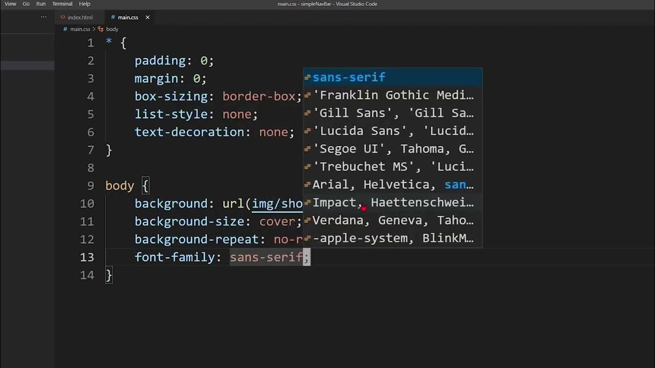 Comment faire une barre de navigation simple et rapide en html css ...