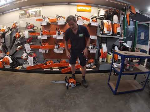 How to Start a Stihl MS 211 Chainsaw