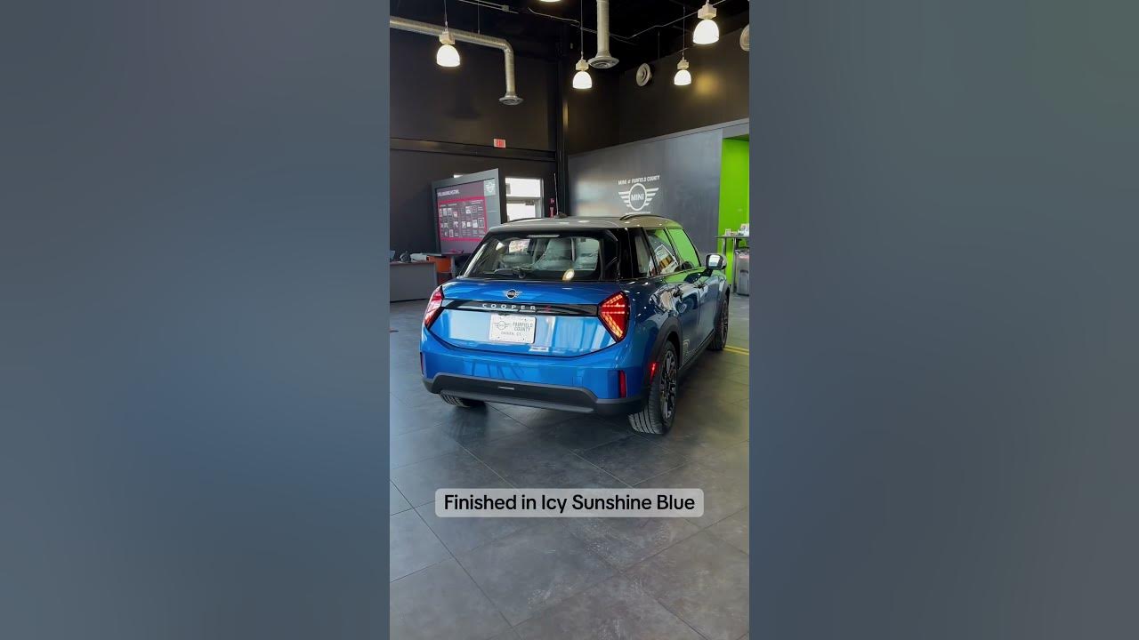Icy Sunshine Blue 2025 MINI Cooper S Hardtop 4-Door with Classic Style Package #mini #minicooper Icy Sunshine Blue 2025 MINI Cooper S Hardtop 4-Door with Classic Style Package #mini #minicooper