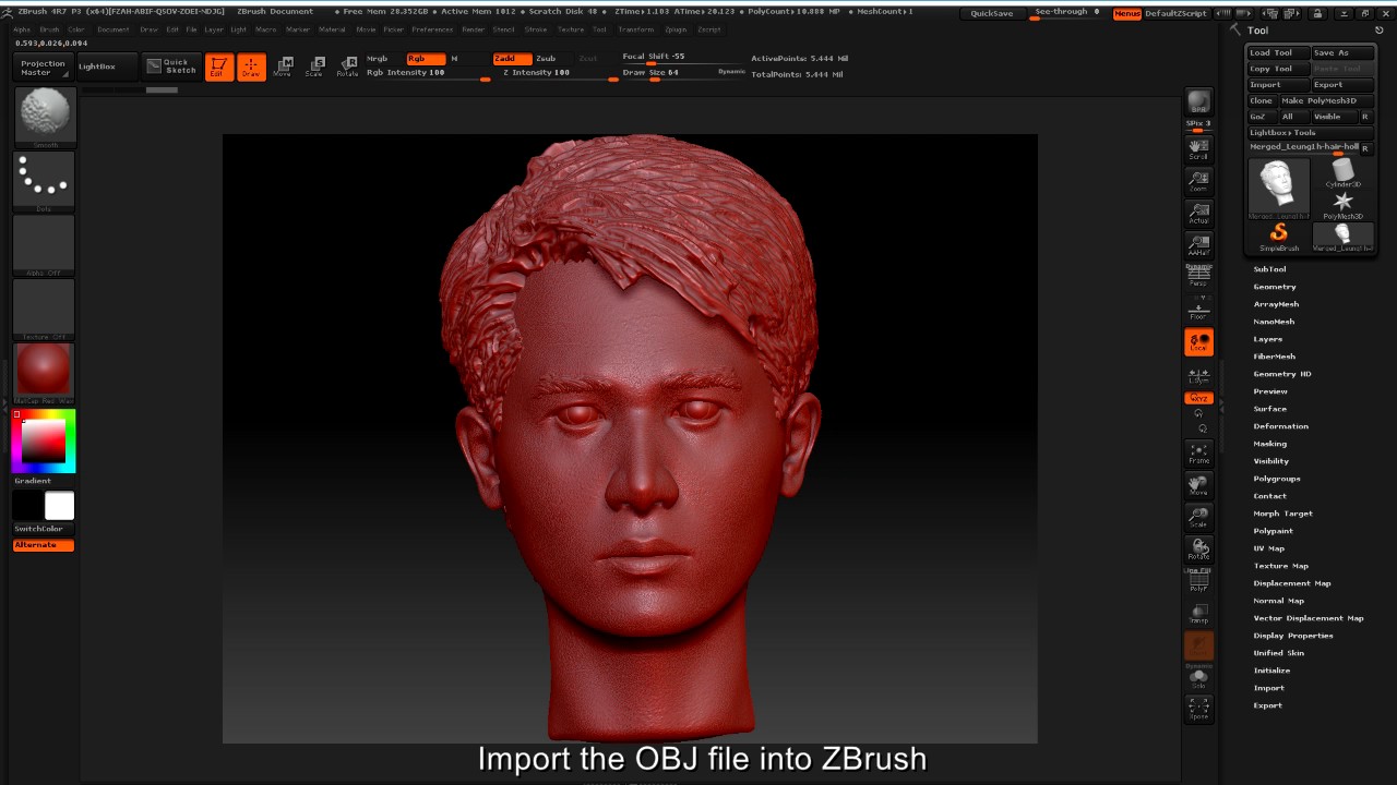 zbrush hollow model for 3d printing