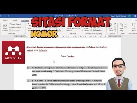 Format Nomor Pada Sitasi | Mengubah Style Referensi dari APA ke IEEE atau Lainnya Pada Mendeley