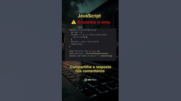 Encontre o erro no JavaScript #short #shorts