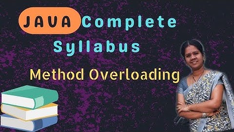 Method overloading in java || 18 ||JAVA COURSE in telugu