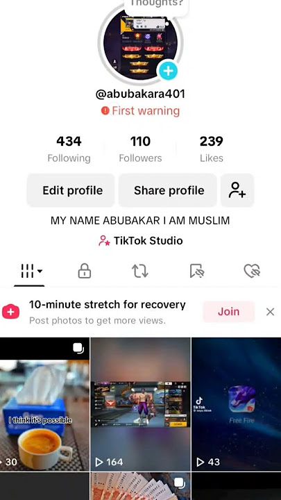 guys first warning a gai tiktok account par mat mara karo reports 💔😔