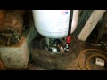 100 lb Propane Tank Homemade Air Compressor for my Garage