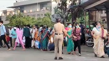 COVID-19: APSRTC bus services resume after two months, huge passenger rush witnessed