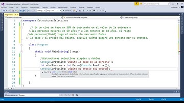 Estructuras selectivas simples y dobles (Ejemplos)
