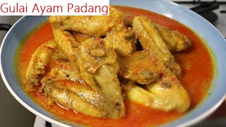 Gulai ayam Padang yang tidak bau amis dan enak banget untuk lebaran makan ketupat lontong