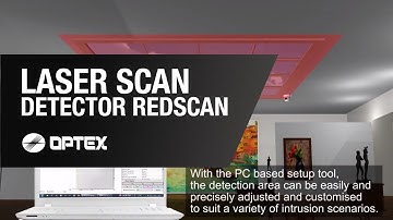 Laser Scan Detector REDSCAN mini RLS 2020 SKYLIGHT Protection - Optex | By Demes