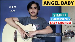 Video thumbnail of "CHORD SIMPLE GAMPANG (Angel Baby - Troye Sivan) (Tutorial Gitar) Easy Chords!"