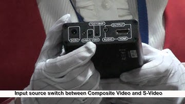 LKV363 How to connect analogy Composite Vdieo or S-Video DVD to HDTV?mp4