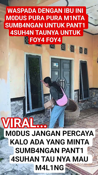 m0dus minta sumb4ngan tau nya m4L1ng