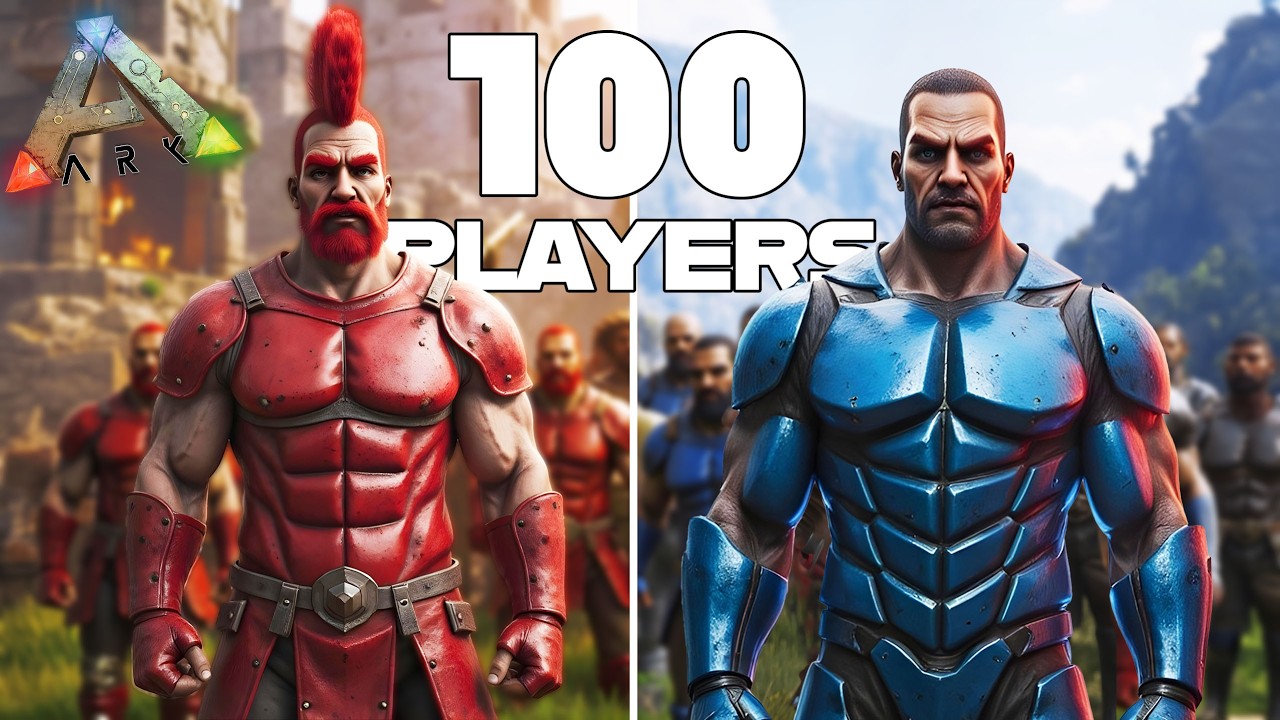 100 Jugadores CREAN una CIVILIZACION en ARK