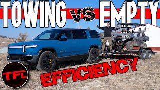 I Thought Towing 5,000 Lbs. in the Rivian R1S Would KILL Its Range — Here's How It *Actually* Did!