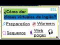 ¿Cómo dar clases virtuales de Inglés?