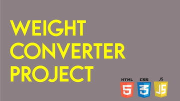 Weight Converter Project (JavaScript)