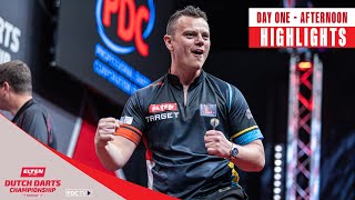 A WINNING RETURN! | Day One Afternoon Highlights | 2024 Dutch Darts Championship