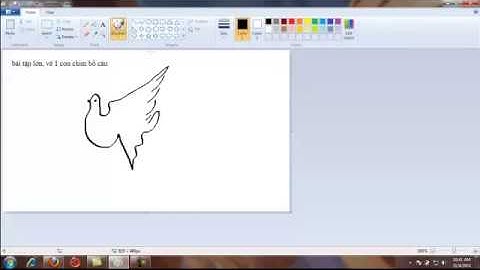 Hướng dẫn sử dụng paint trong window thật đơn giản