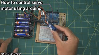 How to control servo motor using arduino uno | Multipurpose arduino starter kit |