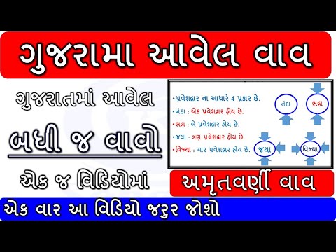 Gujarat Ni Vav ane tena prakar |ગુજરાતમાં આવેલ બધી જ વાવો એક વાવ જરૂર જોશો