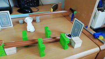 自作ピタゴラ装置No.193　5段スプーン/5 Stage Spoon【Self-made PythagoraSwitch】