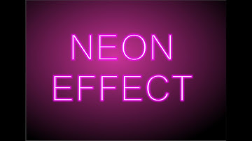 Neon effect in CorelDraw || how to create a neon text effect in CorelDRAW x7