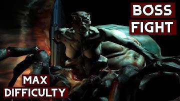 Doom 3 | Alpha Labs Sector 4 Boss Fight + Cutscenes on Veteran (MAX) Difficulty No Commentary