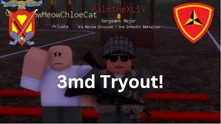 Usm 1940S. 3Rd Marine Division Tryout