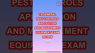 7A General Pest Controls Application and Managemen