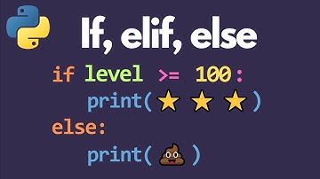 If elif else statements in Python 🐍