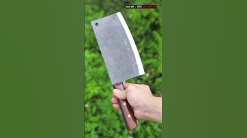 Dao chặt gà bản to 10cm , hàng rèn tay thủ công bao sắc bén , HÀNG CHUẨN DAO VIP - HTX DAO PHÚC SEN