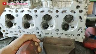 repairing porous cylinderhead #welding #aluminumwelding #cylinderhead #welder