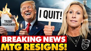 🚨SHOCK: MTG Suddenly RESIGNS From Congress After MAGA Civil War Trump | Releases Video: 'I'm DONE'