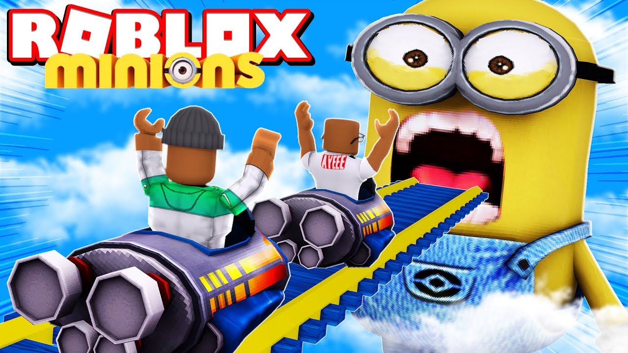 2 Player Rocket Cart Ride Into The Minions For Admin In Roblox - longest roblox cart ride youtube