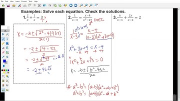3.5E Part 3 Rational Equations