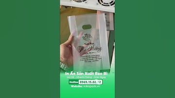 In Túi Hột Xoài PP #mikapack #shortvideo