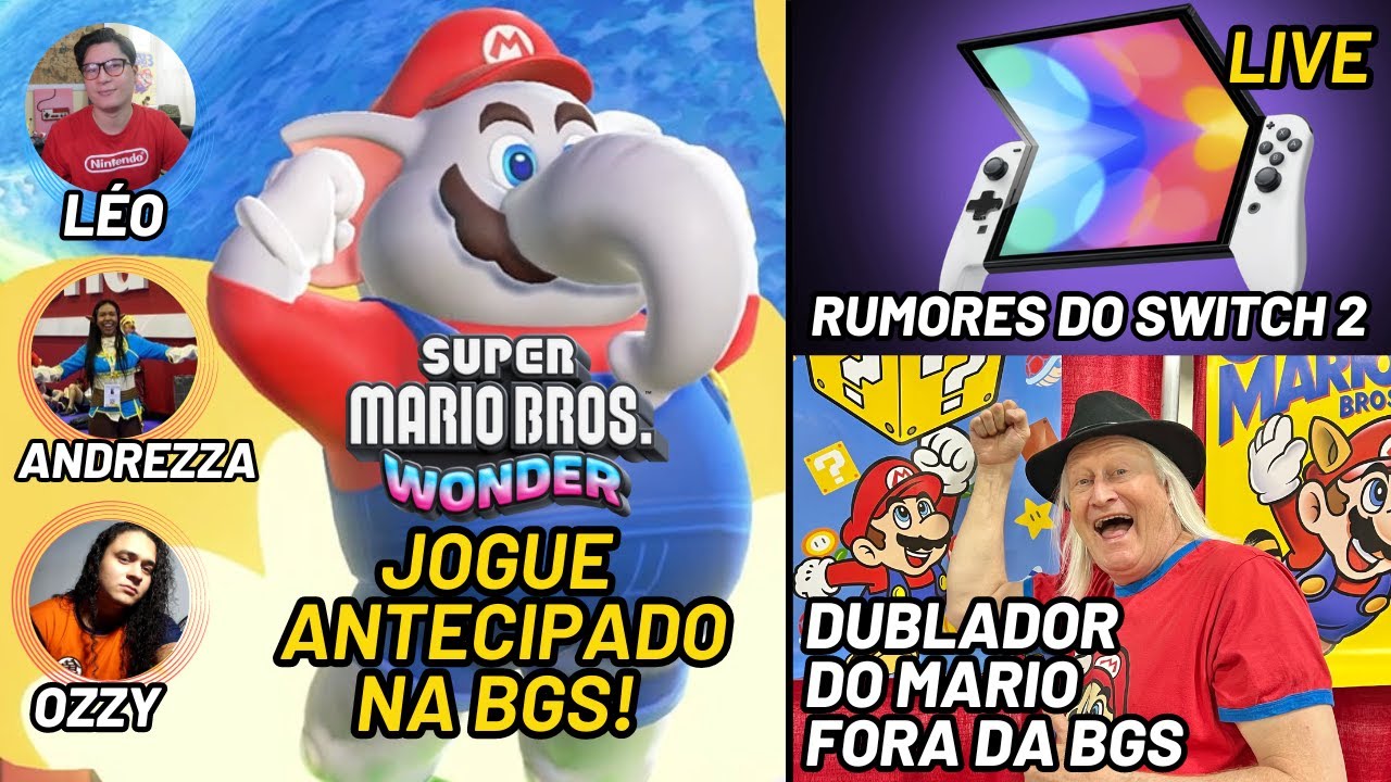 BGS 2023: Super Mario Bros. Wonder (Switch) tem a