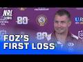 Foran incredibly proud and upbeat despite first career loss: NRL Presser | NRL on Nine
