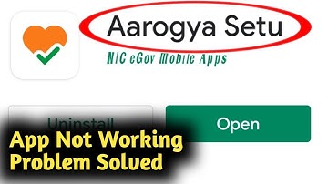 Aarogya Setu App Not Working Problem Solved