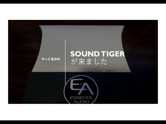 やっと自分のSOUND TIGERが来ました - YouTube